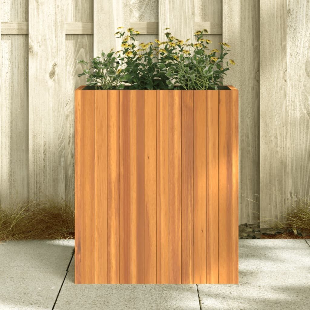 vidaXL Blumentopf Pflanzkübel 59x27,5x70 cm Massivholz (1 St)