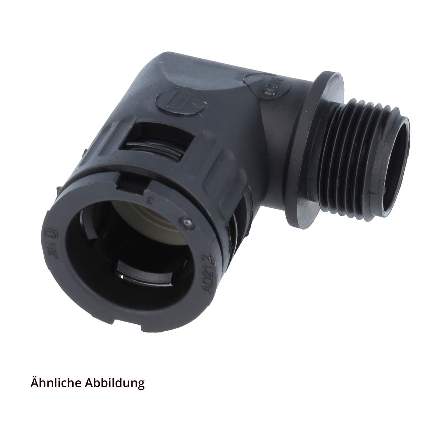 Flexa Schlauchverschraubung Titel:RQW-P Schnellverschraubung 90 Grad Winkel Gewinde PG48x1,588 fü