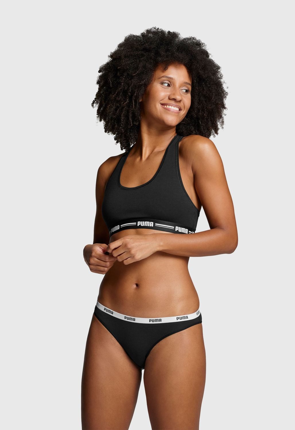 PUMA BODYWEAR Bikinislip Bikini-Slip (2-St) Low Rise, Modal günstig online kaufen