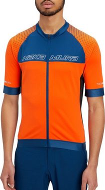 NAKAMURA Radtrikot He.-Fahrrad-Trikot Nino M ORANGE DARK/BLUE PET