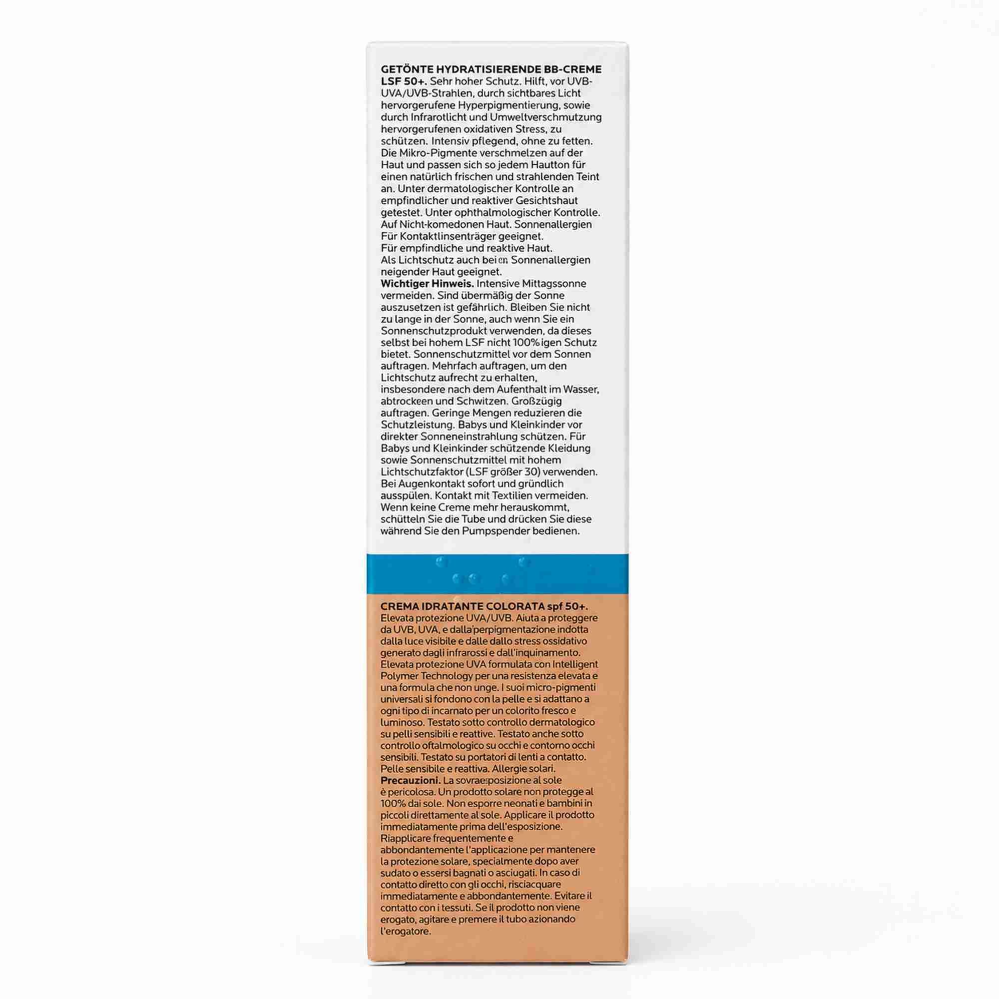 La Roche-Posay Sonnenschutzcreme LA ROCHE-POSAY Anthelios hydratis.Cre.getönt LSF 50+ 50ml – Bild 5 von 5