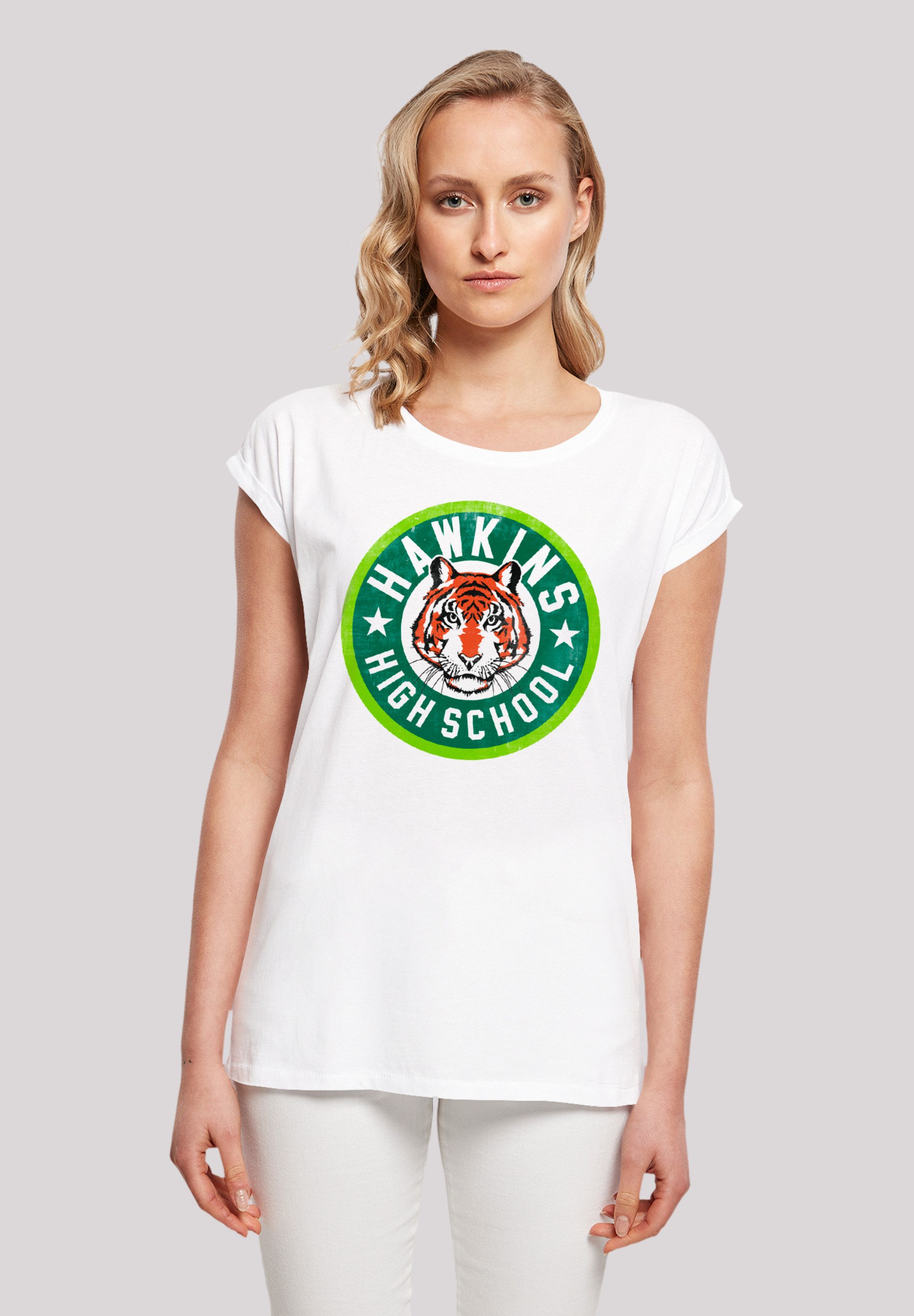 F4NT4STIC T-Shirt "Stranger Things Hawkins Tiger Circle", Premium Qualität günstig online kaufen