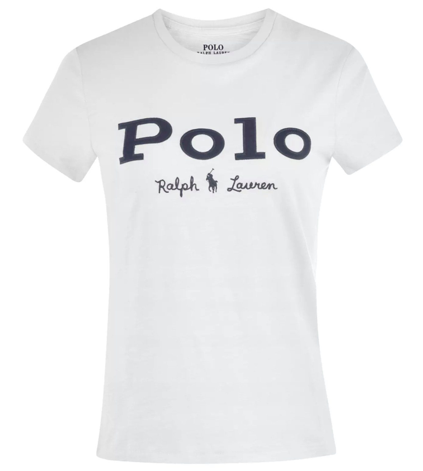 Polo Ralph Lauren T-Shirt Retro Signature Logo L Hochwertiges Baumwolljersey. Weich, atmungsaktiv,langlebig