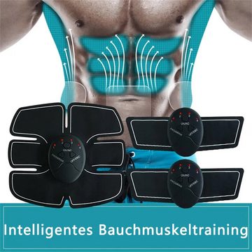 Dekorative EMS-Bauchmuskeltrainer EMS Trainingsgerät,Unisex Bauchmuskeltrainer,Sicher Effektiv Schneller, (3-tlg), USB wiederaufladbarer tragbarer Muskelstimulator