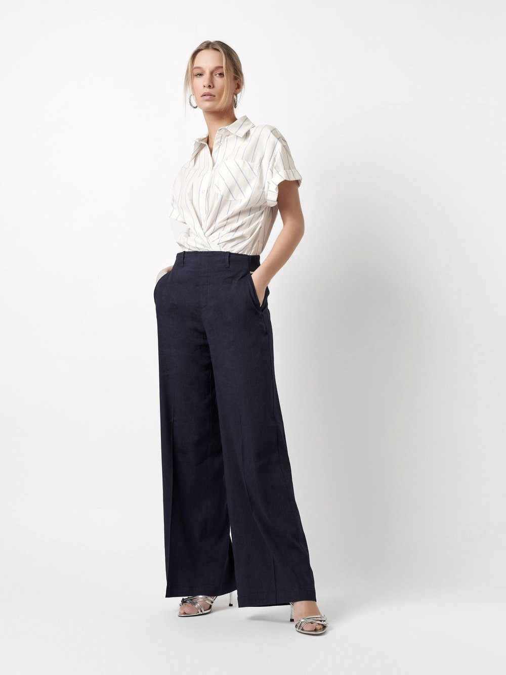 ROSNER Culotte Mara_348 aus fließendem Leinen günstig online kaufen