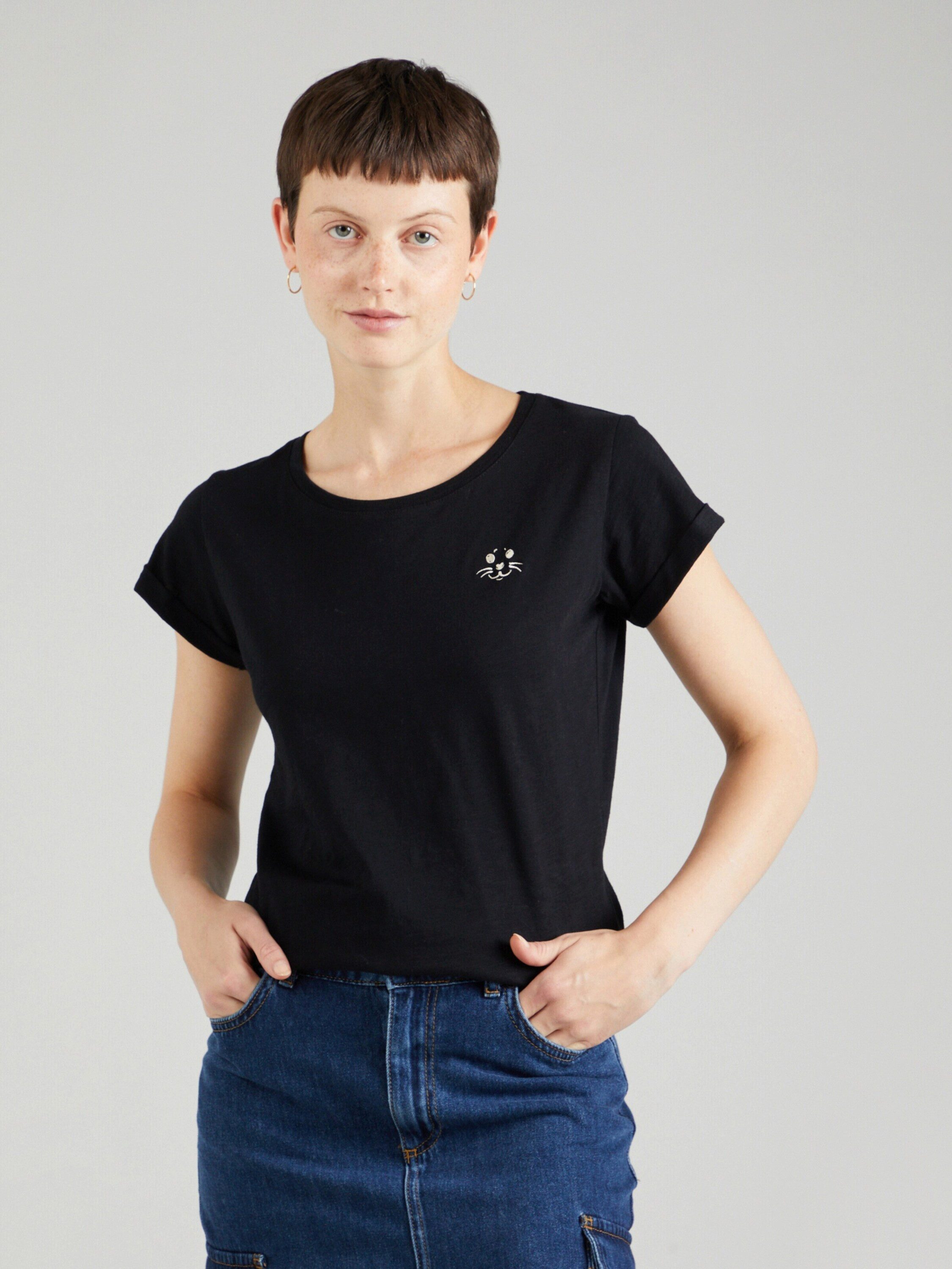 Derbe T-Shirt Robbenschnute (1-tlg) Stickerei