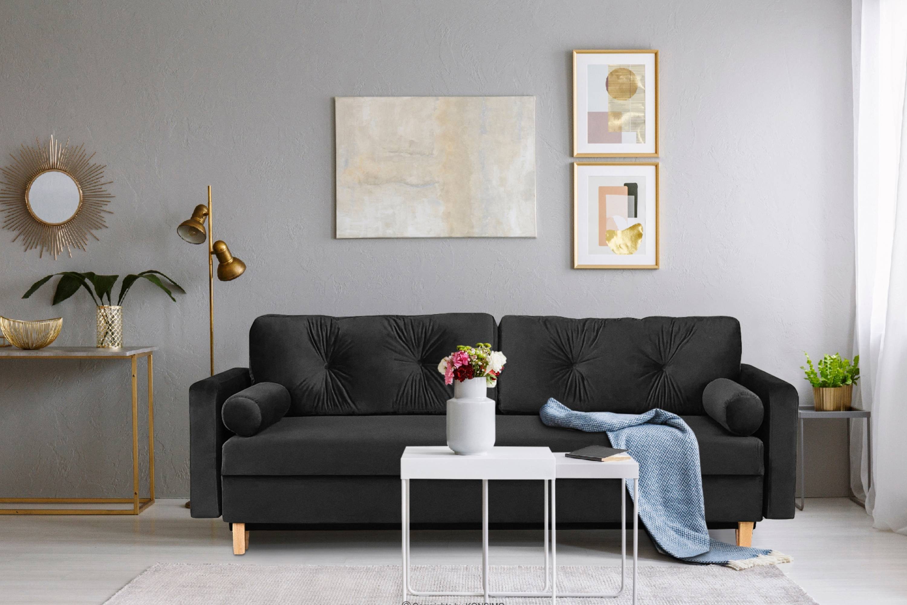KONSIMO® Schlafsofa ERISO Sofa 3-Personen, ausziehbare günstig online kaufen