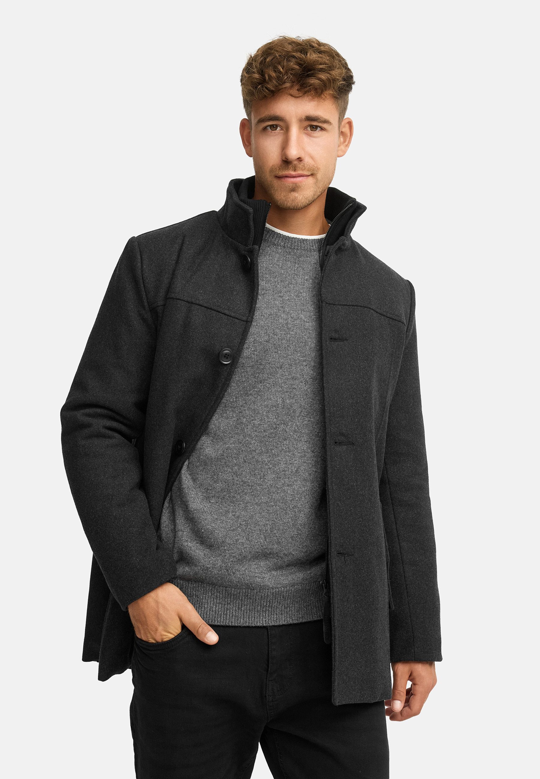 Indicode Wollmantel Herren INLunik Winter Mantel günstig online kaufen