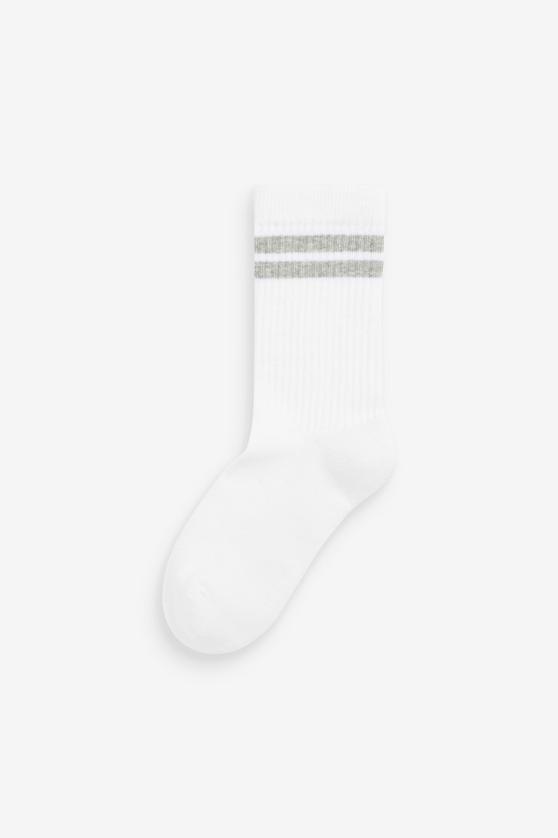 Next Kurzsocken Gerippte Sportsocken im 5er-Pack mit Fußbett (5-Paar) – Bild 4 von 5