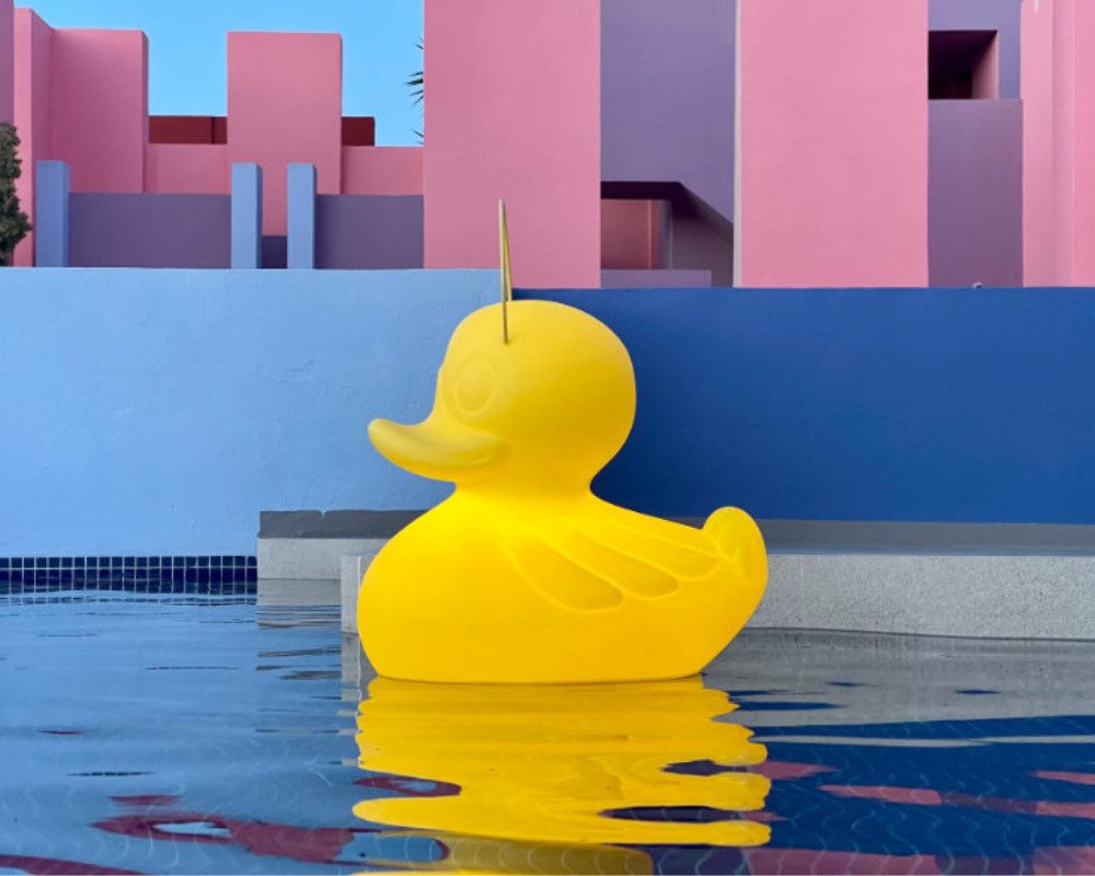 smart and green Pool-Lampe DUCK-DUCK Lamp (XL) gelb by Goodnight Light Akku-LED Lampe