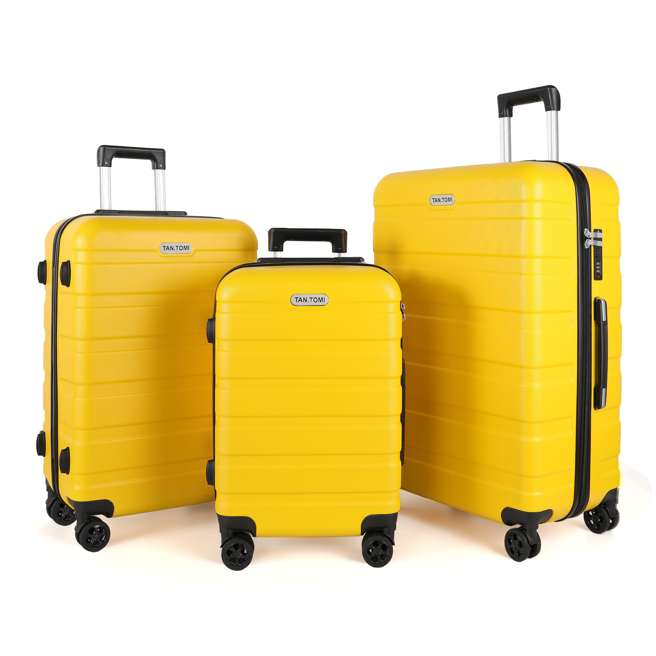 TAN.TOMI Kofferset Trolleyset 3-teilig (M,L,XL) ABS günstig online kaufen