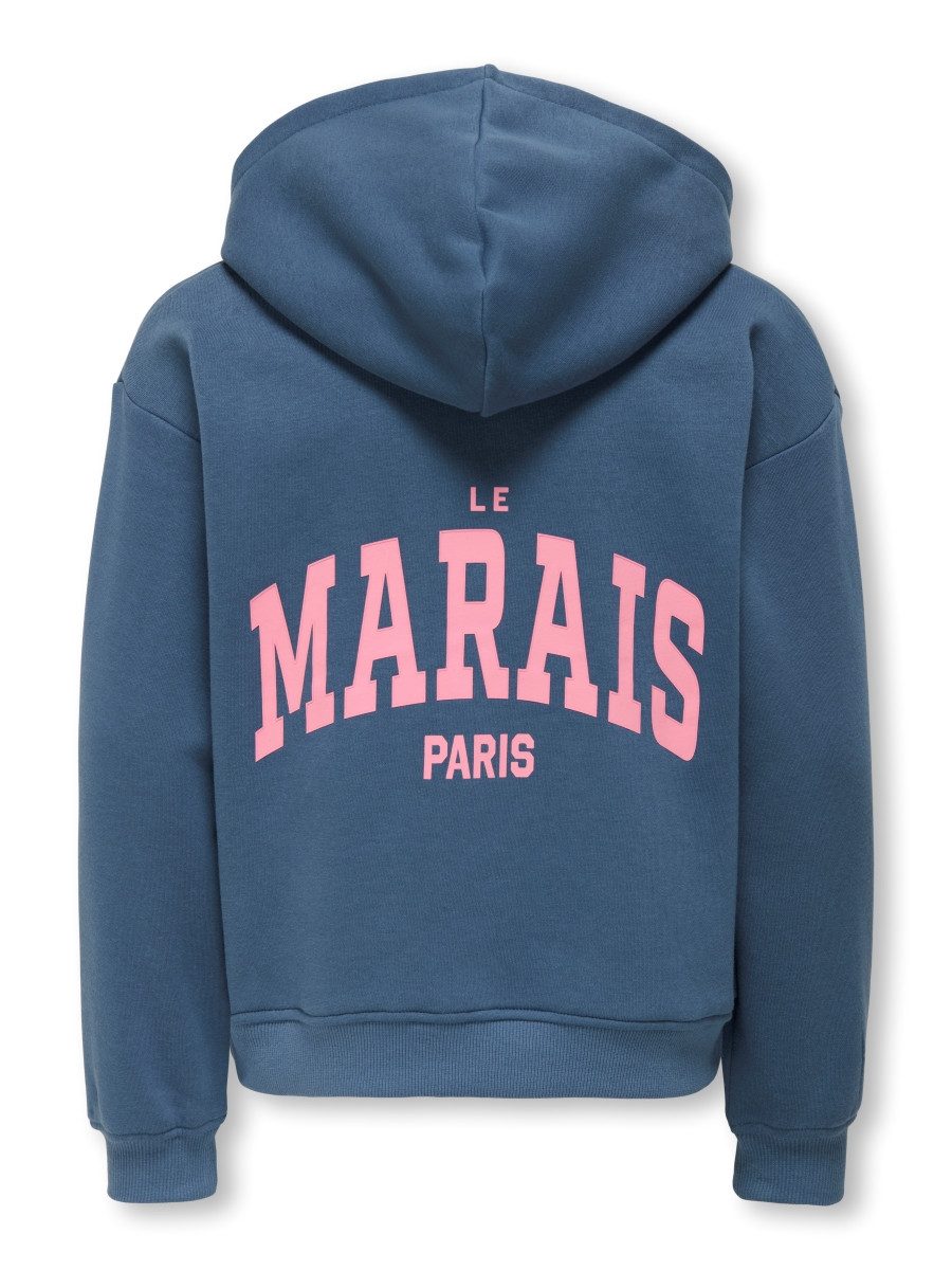 KIDS ONLY Kapuzensweatjacke KOGMARISA (1-tlg) Druckmotiv Paris