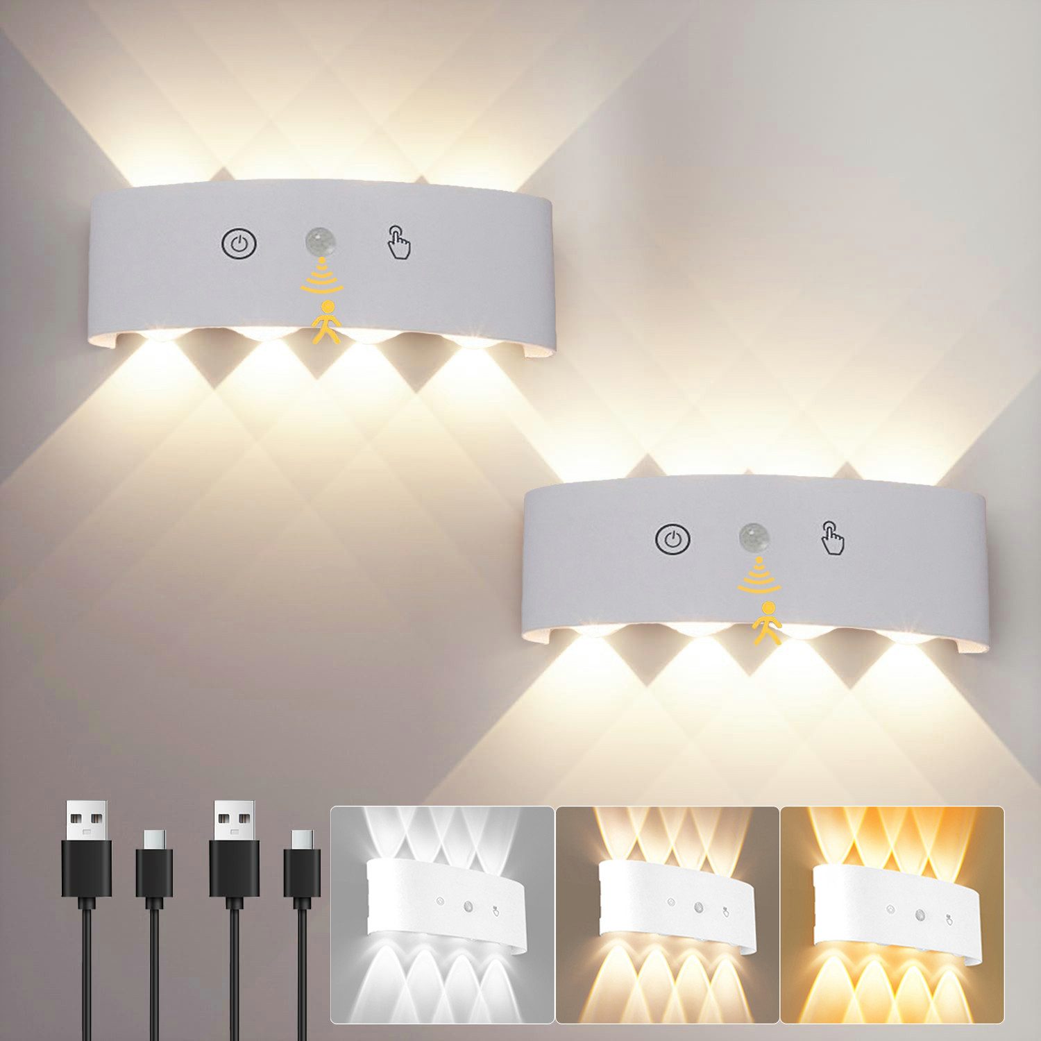 BlingBin LED Wandleuchte LED Wandlampe mit günstig online kaufen