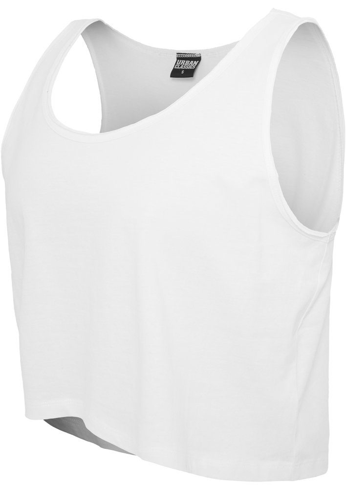 (1-tlg) URBAN Short Edge T-Shirt Damen Open Ladies white Tee CLASSICS