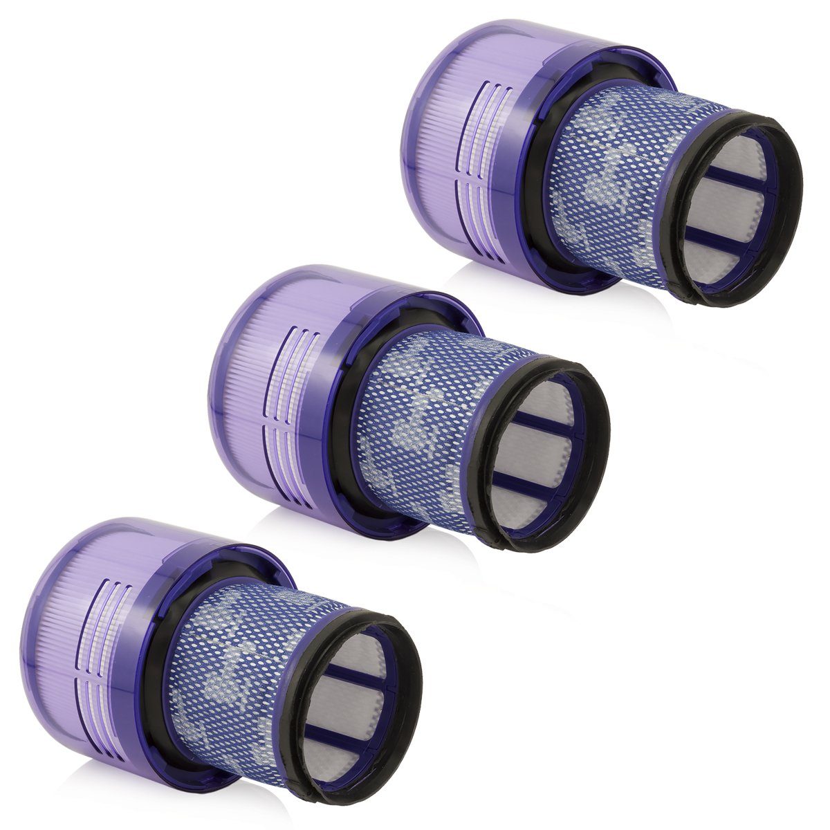 MidGard Всасывающий фильтр Filter Ersatzfilter für Staubsauger Dyson V12 Detect Slim Absolute (3 St), ersetzt Originalteil Nr. 971517-01