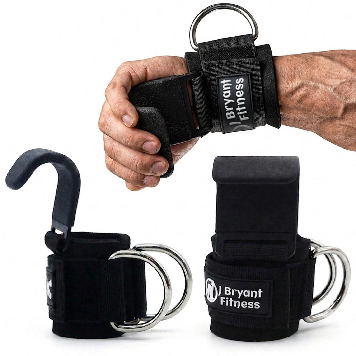 LuxusKollektion Zughilfe Zughilfen Krafttraining mit Haken & D-Ringen
