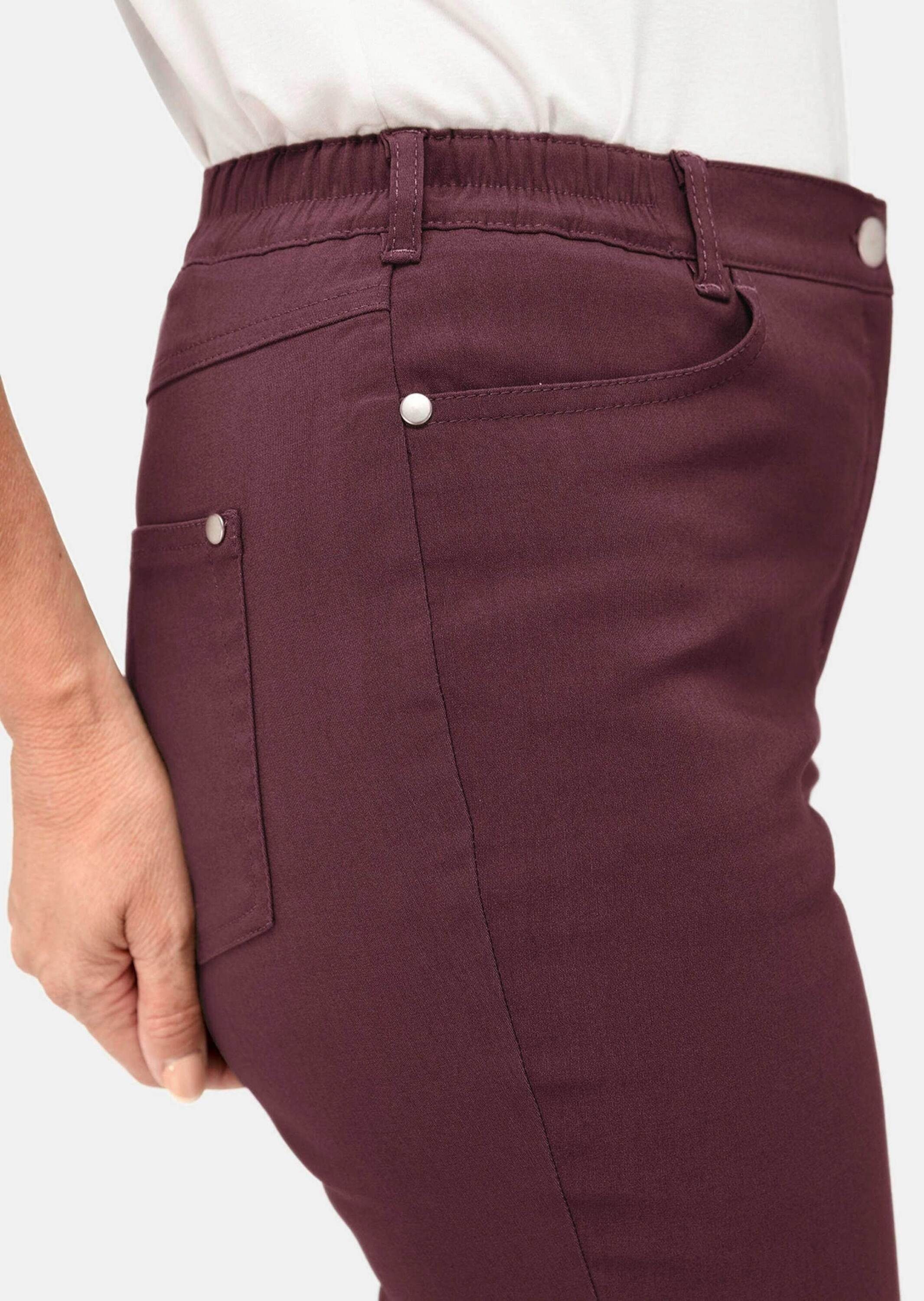GOLDNER Stoffhose Kurzgröße: Perfekte Super-Stretch-Hose CARLA