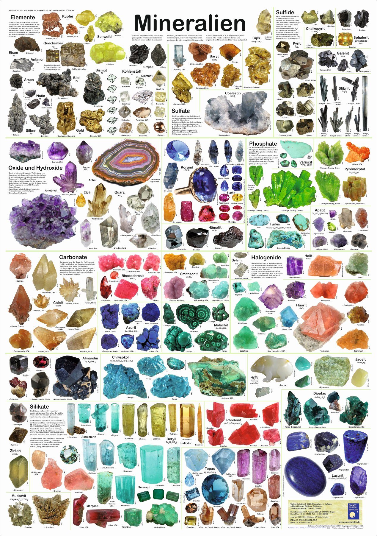 Close Up Poster Mineralien Poster deutsch günstig online kaufen