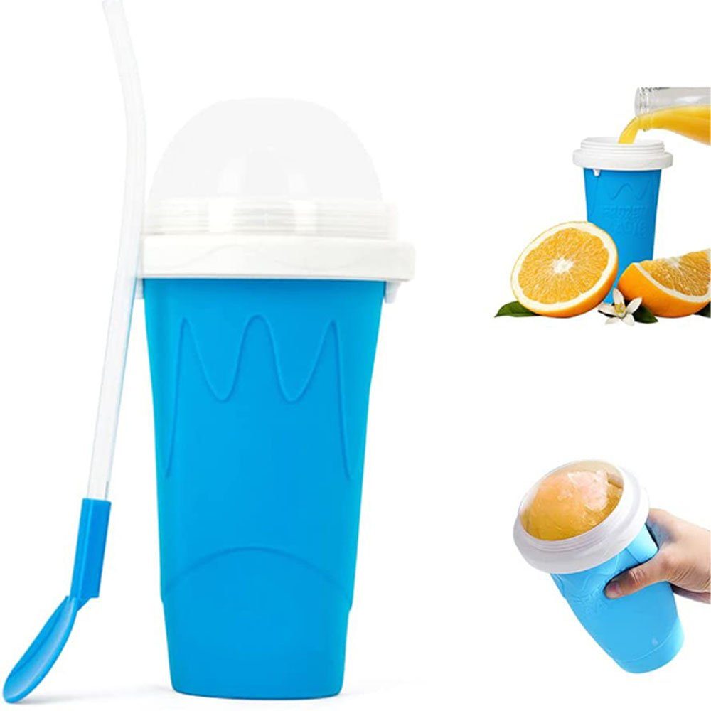 Maker GelldG Cup Squeeze Slushy Frozen Squeeze Maker, Eismaschine Slushy Quick Cup