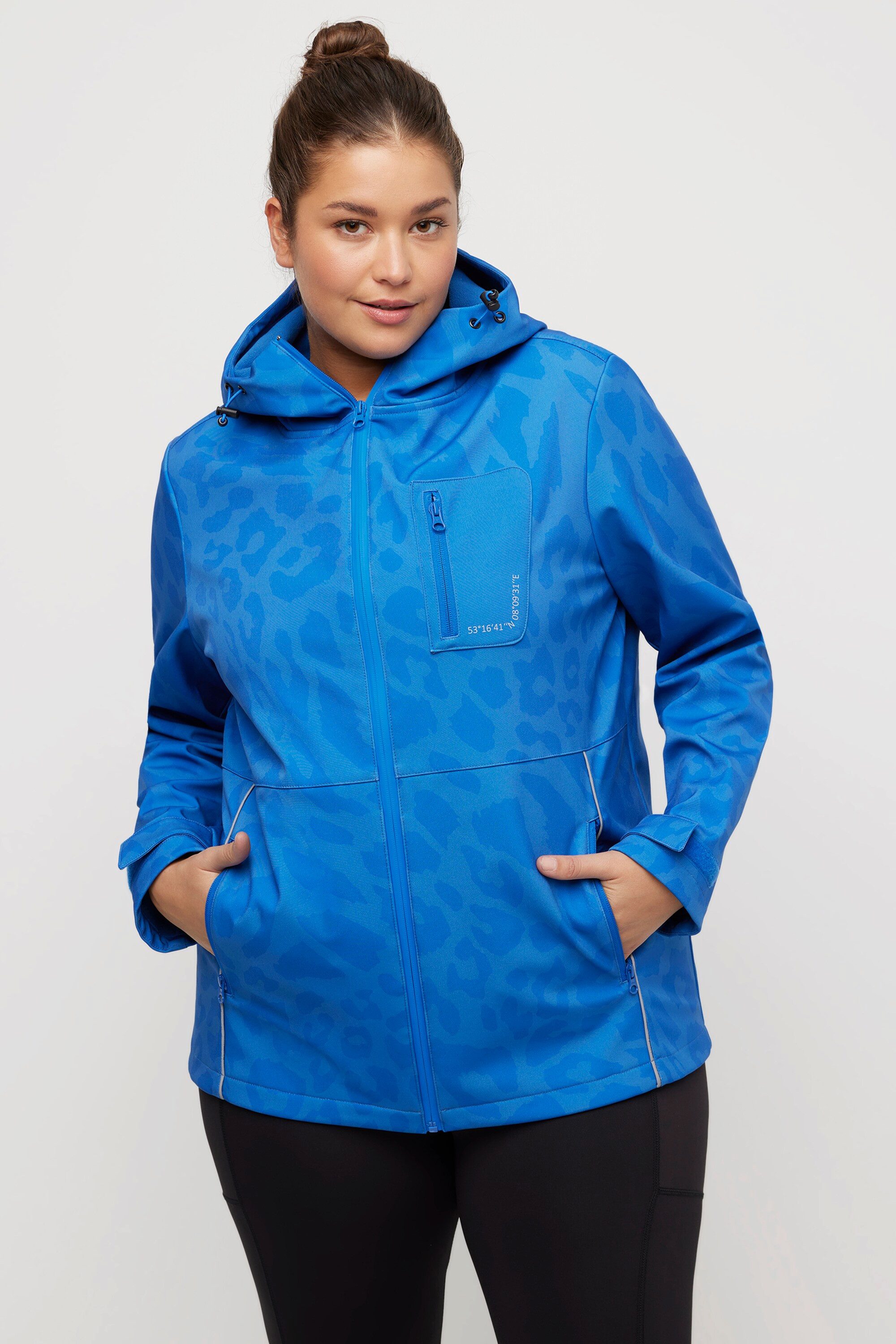 Ulla Popken Softshelljacke HYPRAR Softshelljacke Leomuster