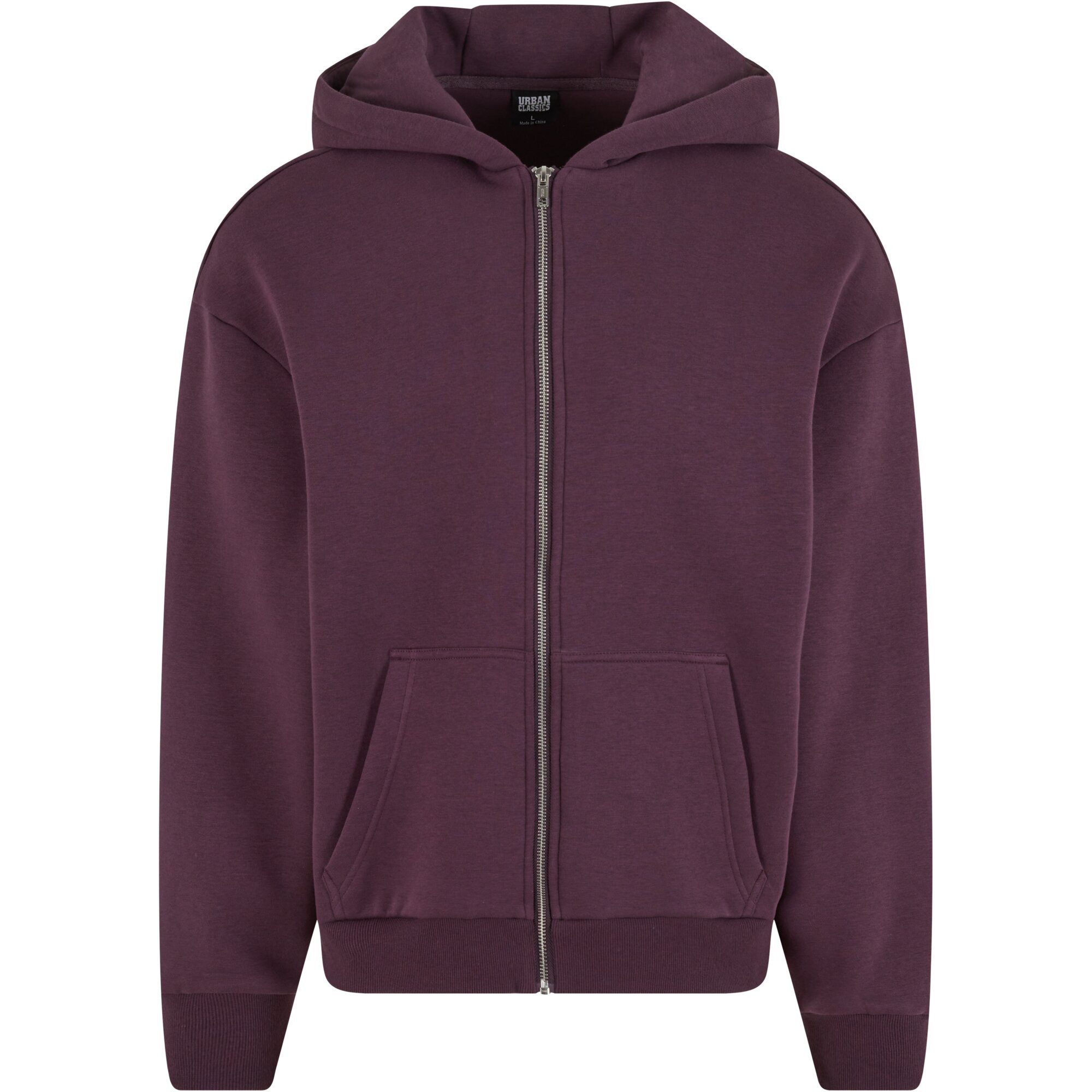 URBAN CLASSICS Kapuzensweatjacke Urban Classics Fluffy Zip Hoody (Sweatjacke, Kapuzenjacke, Sweatjacke, Zip Hoody)