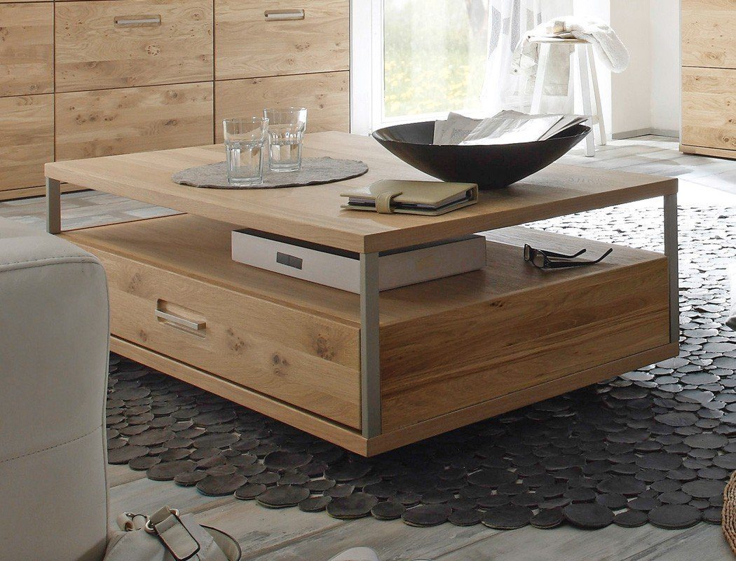 expendio Couchtisch »Esma 16«, Asteiche bianco teilmassiv 115x70x39 cm
