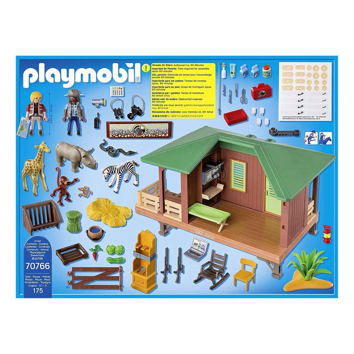 Playmobil® Spielwelt PLAYMOBIL® 70766 - Wild Life - Spielset, Rangerstation günstig online kaufen