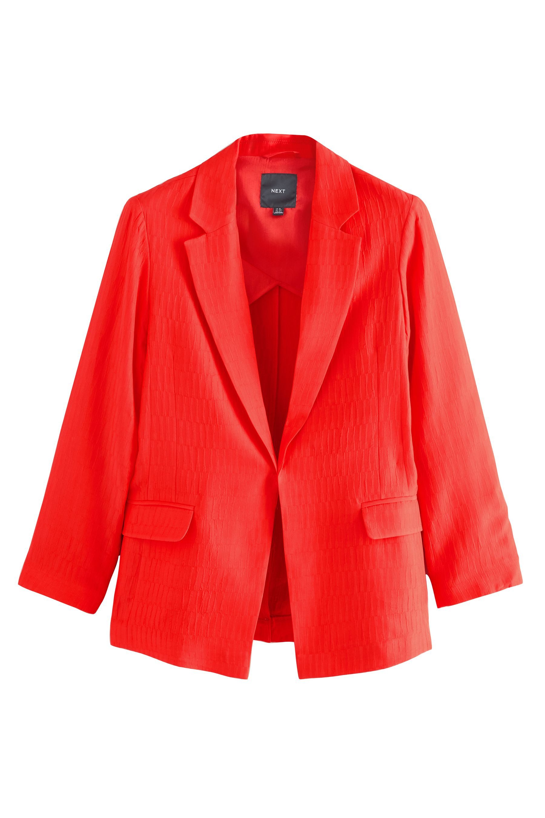 Next Jackenblazer Leichter Relaxed Fit Blazer mit Wellenmuster (1-tlg) günstig online kaufen