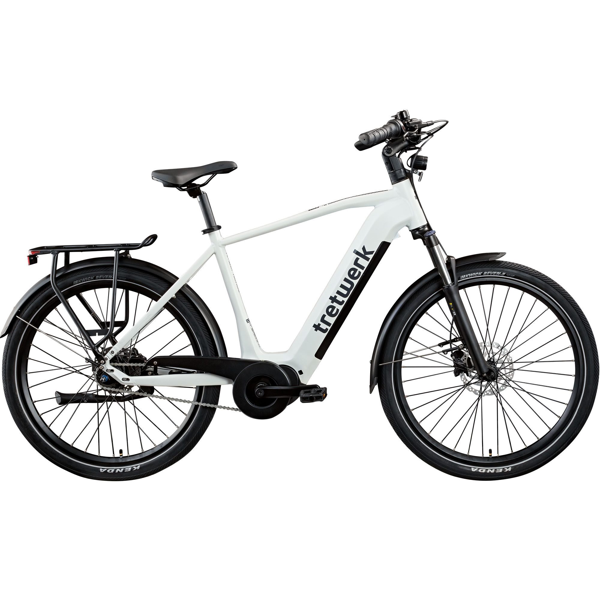 Tretwerk E-Bike Amber Nexus, 7 Gang, Nabenschaltung, Mittelmotor, 550 Wh