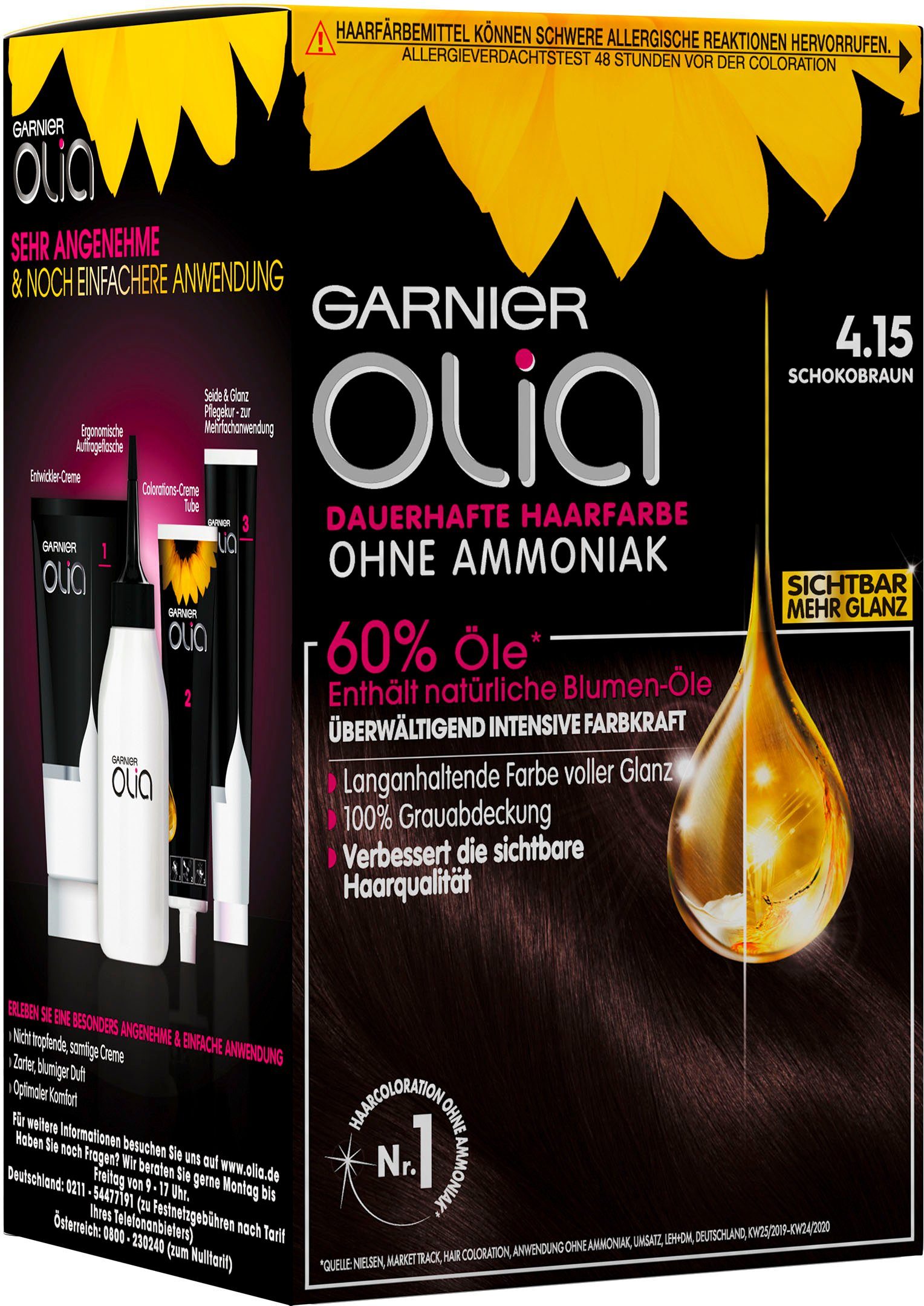 GARNIER Coloration »Olia dauerhafte Haarfarbe«