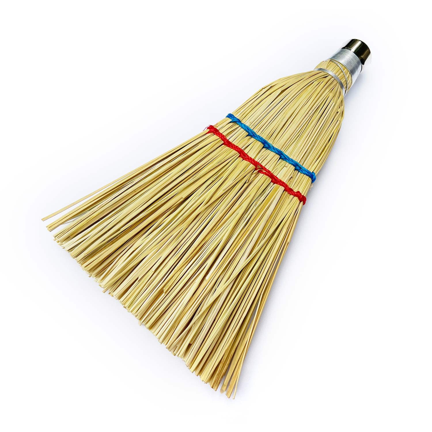 Mojawo Tapezierbürste Strohbesen Kehrbesen Handfeger Zimmerbesen Hexenbesen L28xB14cm
