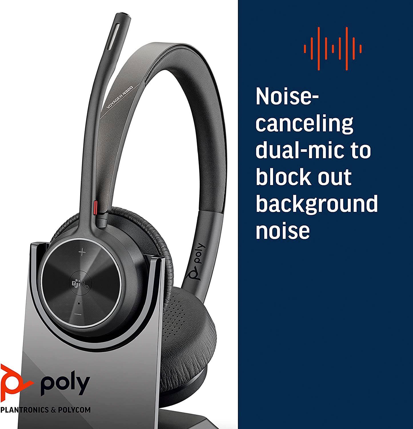 (Noise-Cancelling, Poly Voyager UC Bluetooth) Wireless-Headset 4320