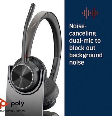 Poly Voyager 4320 UC Wireless-Headset (Noise-Cancelling, Bluetooth)