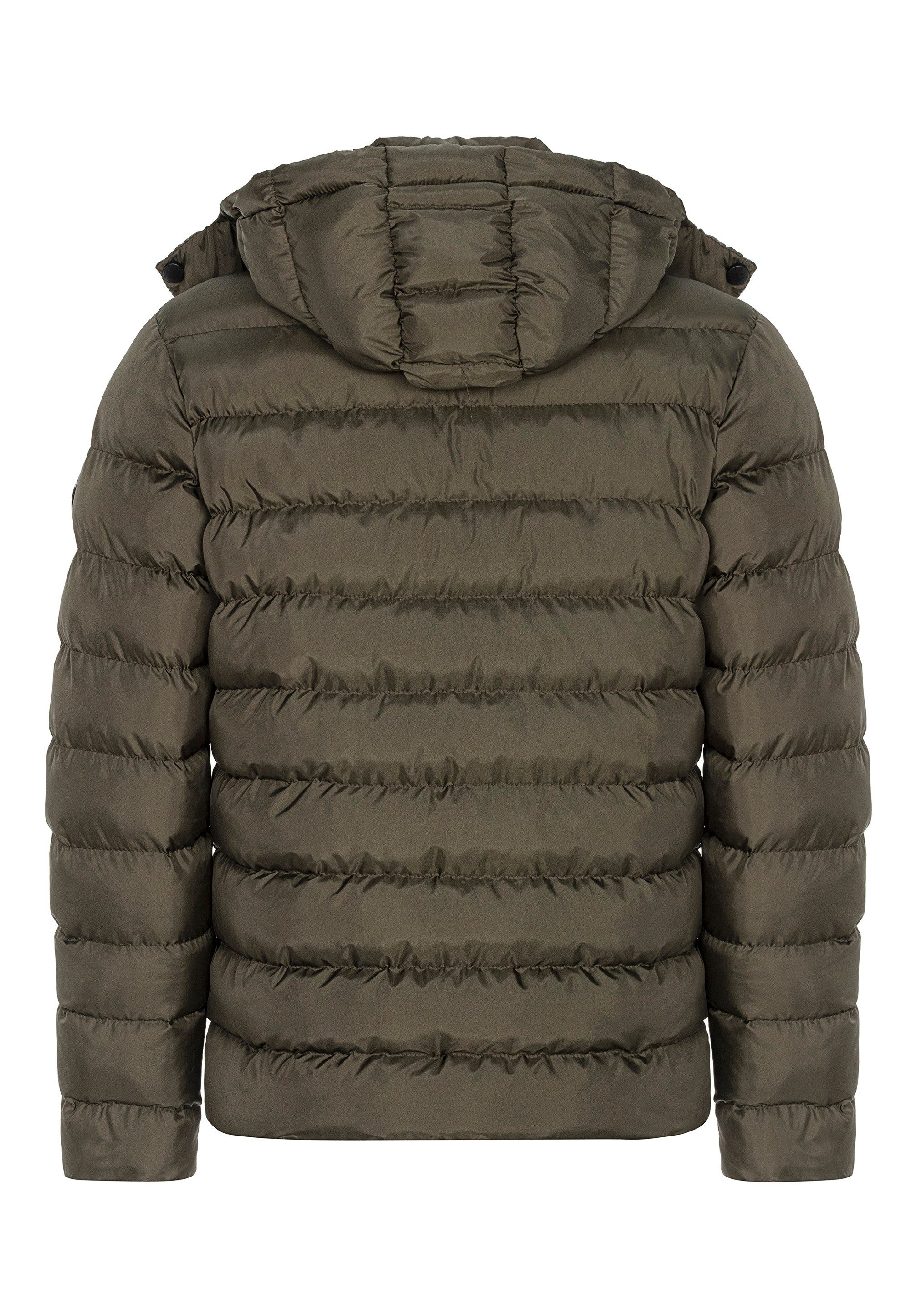 RedBridge Steppjacke mit abnehmbarer Kapuze - Dicke Steppjacke Abnehmbare Kapuze