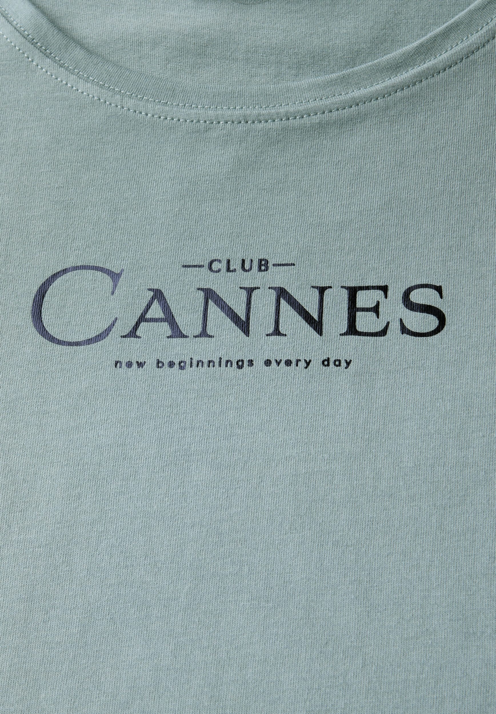 STREET ONE T-Shirt - Damenshirt- T-Shirt mit Aufschrift günstig online kaufen