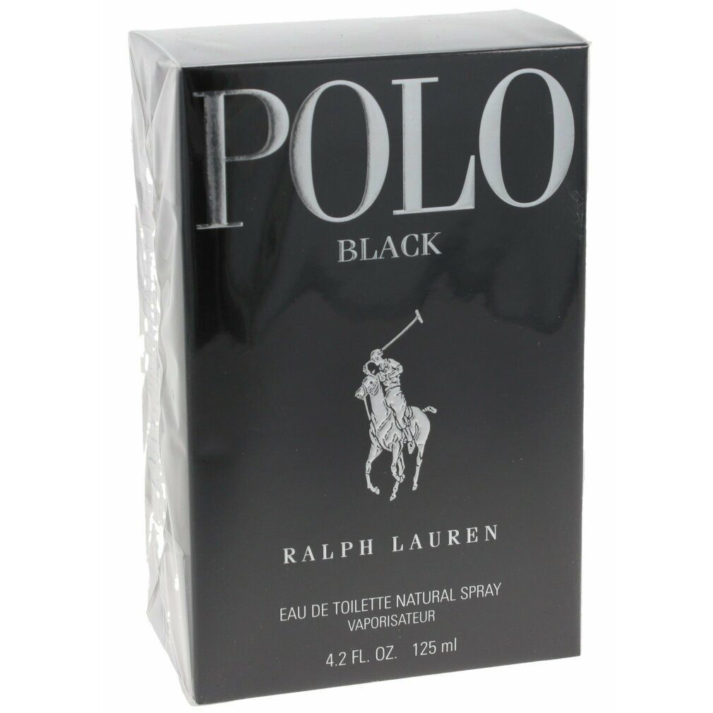 Ralph Lauren Eau de Toilette Polo Black, Glasflakon, Parfüm EDT, Herrenduft