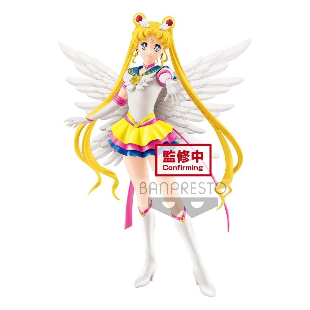 & Glamours Sailor Statue Sailor Moon Glitter cm Dekofigur Eternal 23 Moon Banpresto
