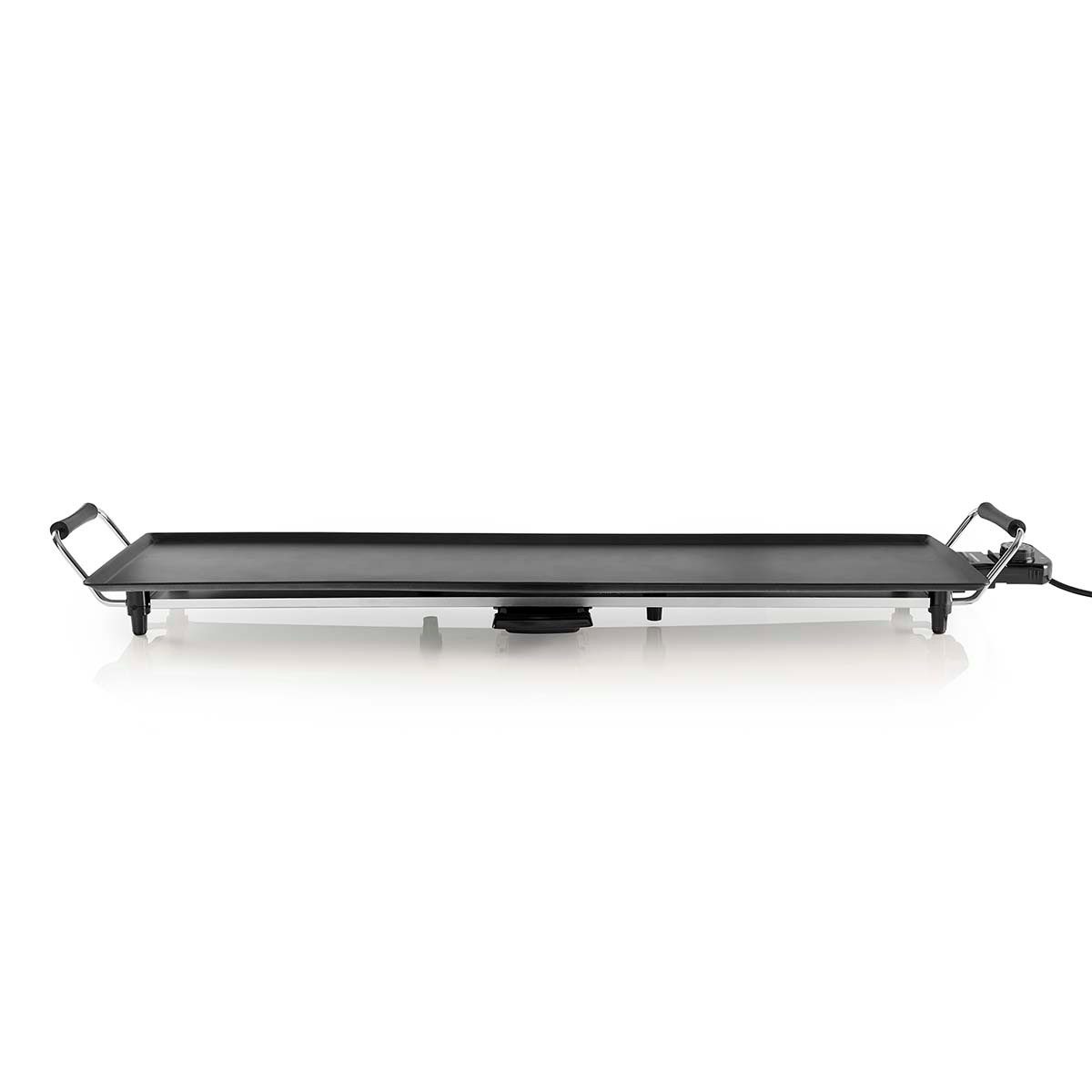 MELISSA Grillplatte 16300030 (1-St), Antihaftbeschichtung, Thermostat, Fettauffangschale, Cool-Touch