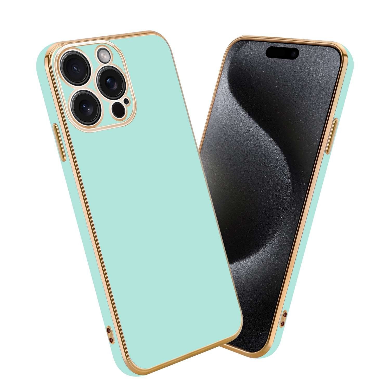 Cadorabo Handyhülle für iPhone 15 PRO Hülle Apple iPhone 15 PRO, Schutzhülle - TPU Silikon Hülle - mit Kameraschutz