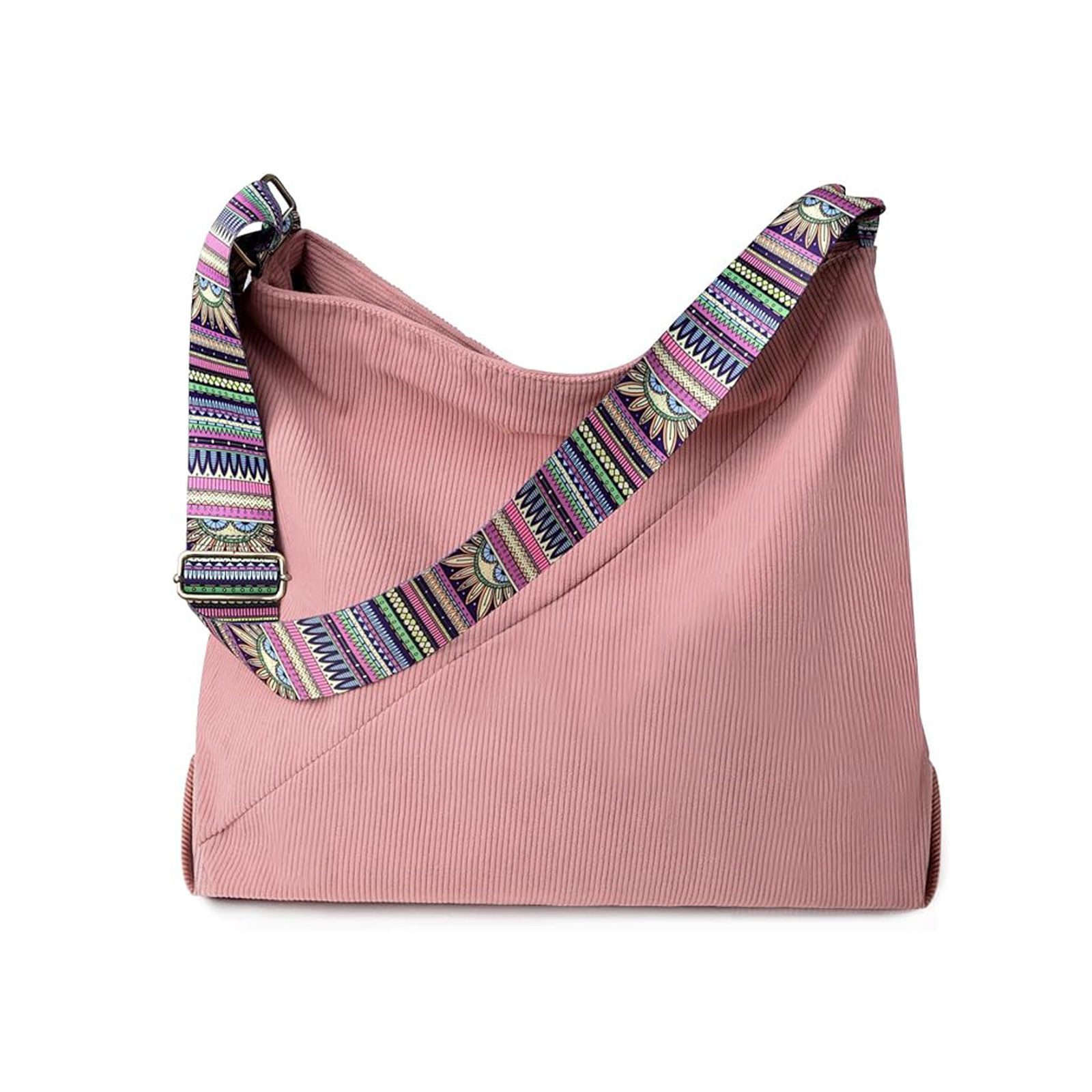Schultertasche Schultertasche Groß Handtasche Canvas Umhängetasche Crossbody