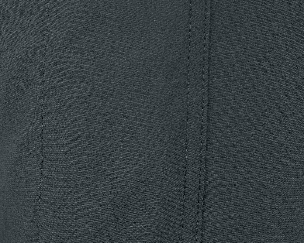 Bergson Damen Capri Normalgrößen, BARLEE vielseitig, Wanderhose, Outdoorhose (slim) pflegeleicht, 3/4 dunkel grau