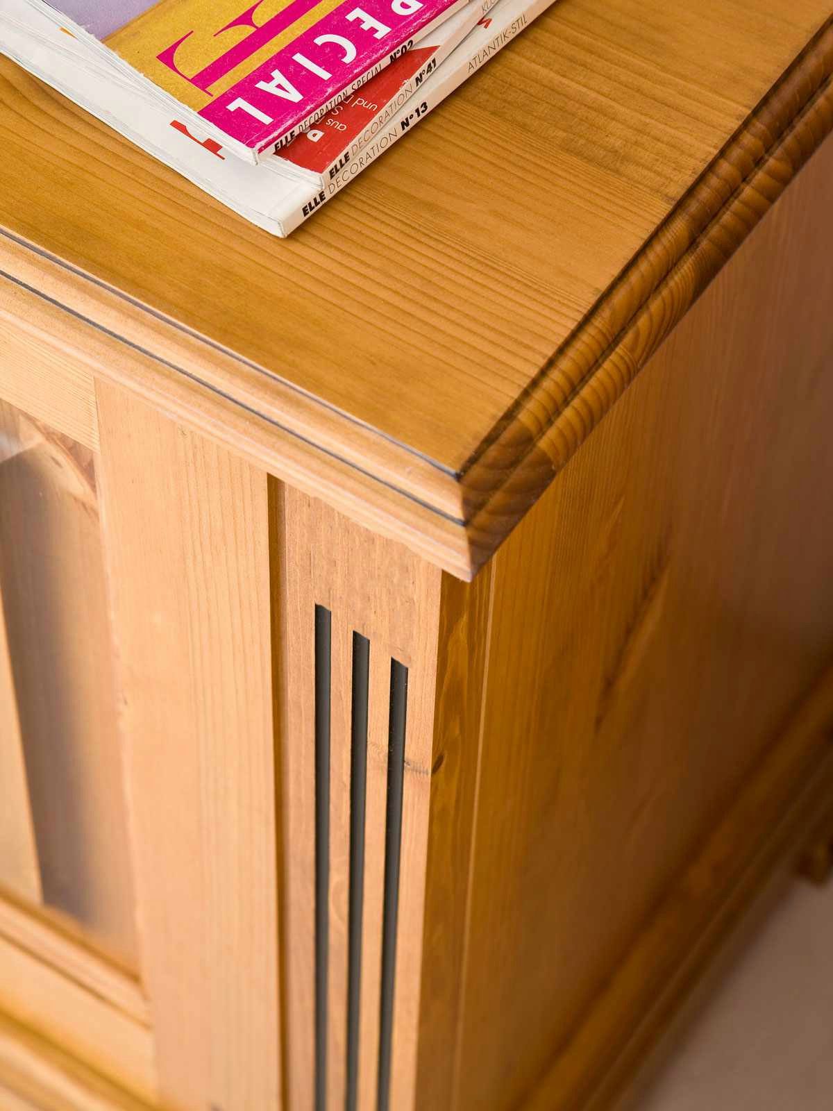 Casamia Sideboard Sideboard Kommode Anrichte Florenz 3 Schubladen 3 Türen Pinie Nordica