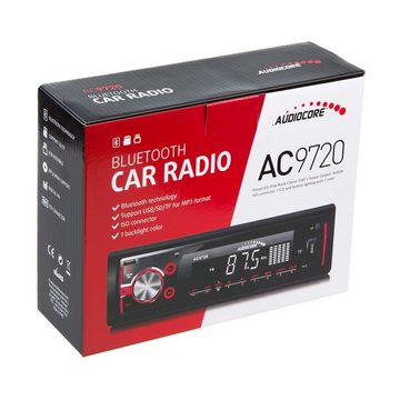 Audiocore AC9720 Autoradio (Radio Bluetooth-Multicolor-Technologie MP3 / WMA)