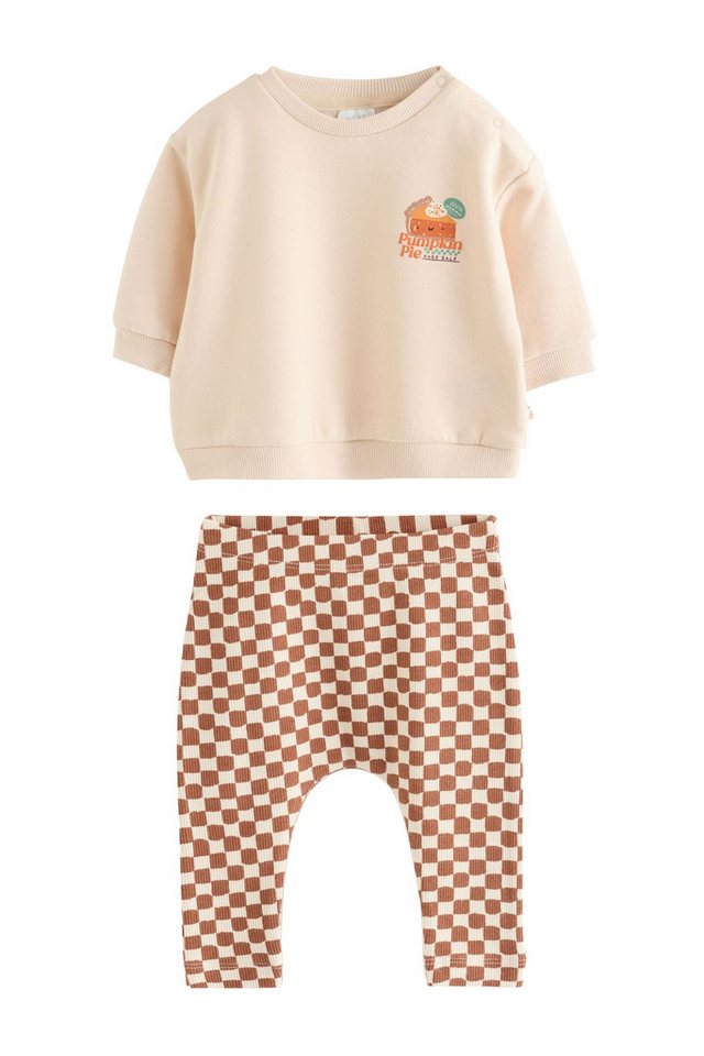 Next Langarmshirt & Leggings Baby Sweatshirt und Leggings im Set (2-tlg)