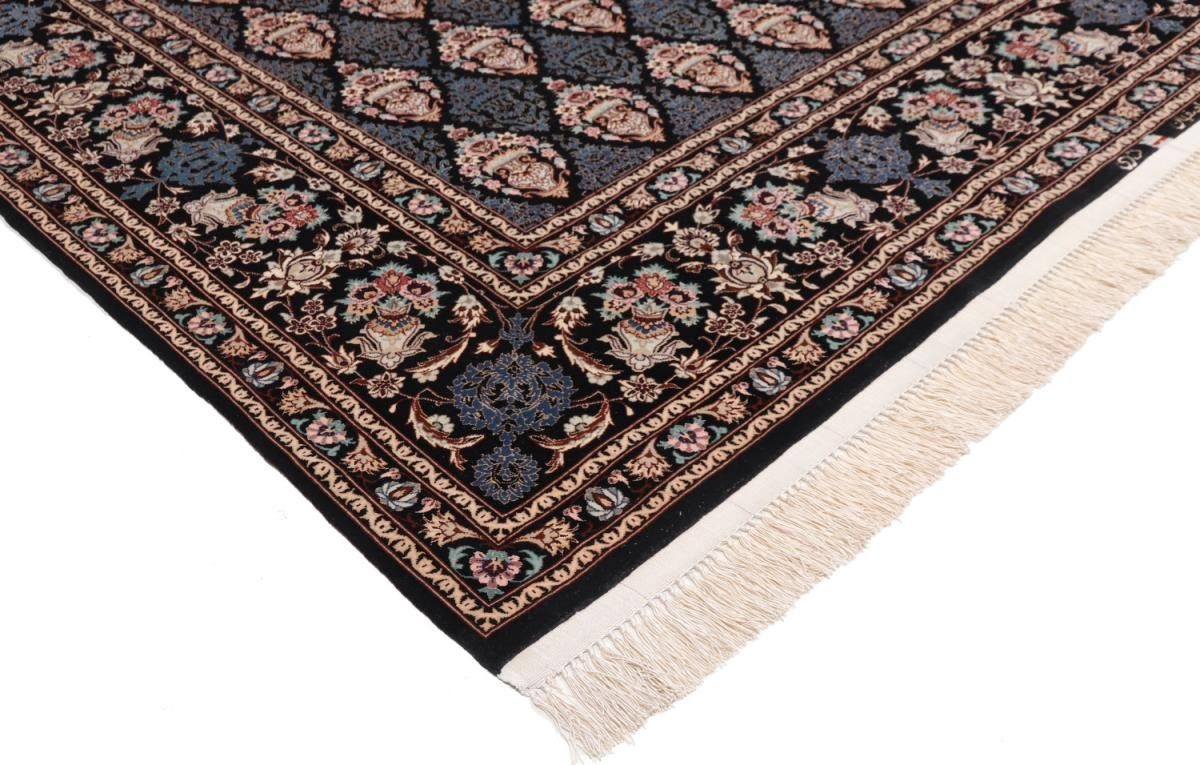 Orientteppich Nain Orientteppich, Handgeknüpfter rechteckig, Seidenkette 197x294 6 Trading, Isfahan Höhe: mm
