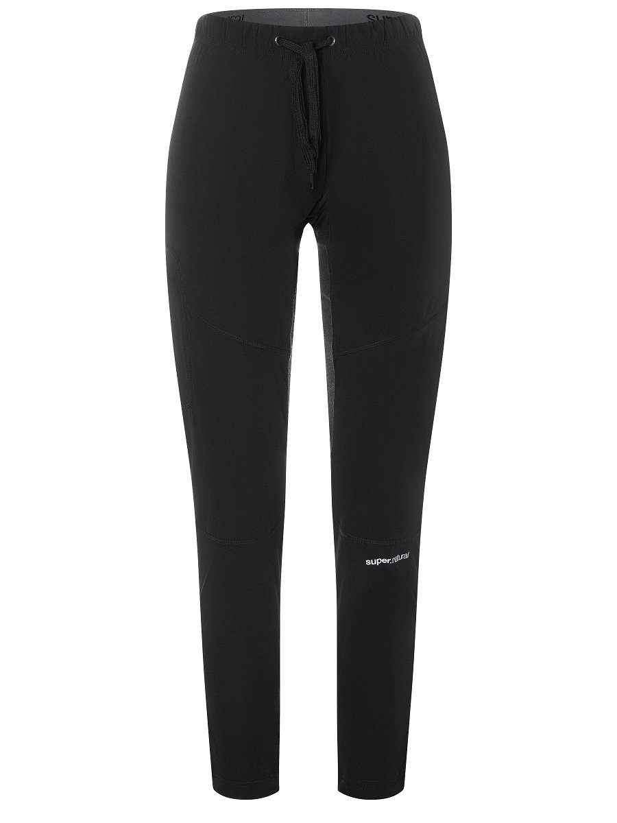 SUPER.NATURAL Funktionshose Merino Hose W ALPINE ACTIVE PANTS funktioneller Merino-Materialmix