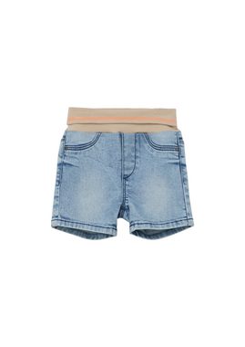 s.Oliver Shorts Jeans-Shorts mit Elastikbund Streifen-Detail
