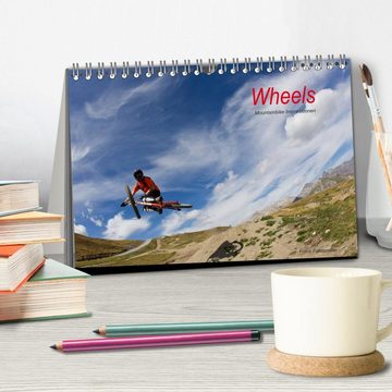 CALVENDO Wandkalender Wheels (Tischkalender 2024 DIN A5 quer), CALVENDO Monatskalender