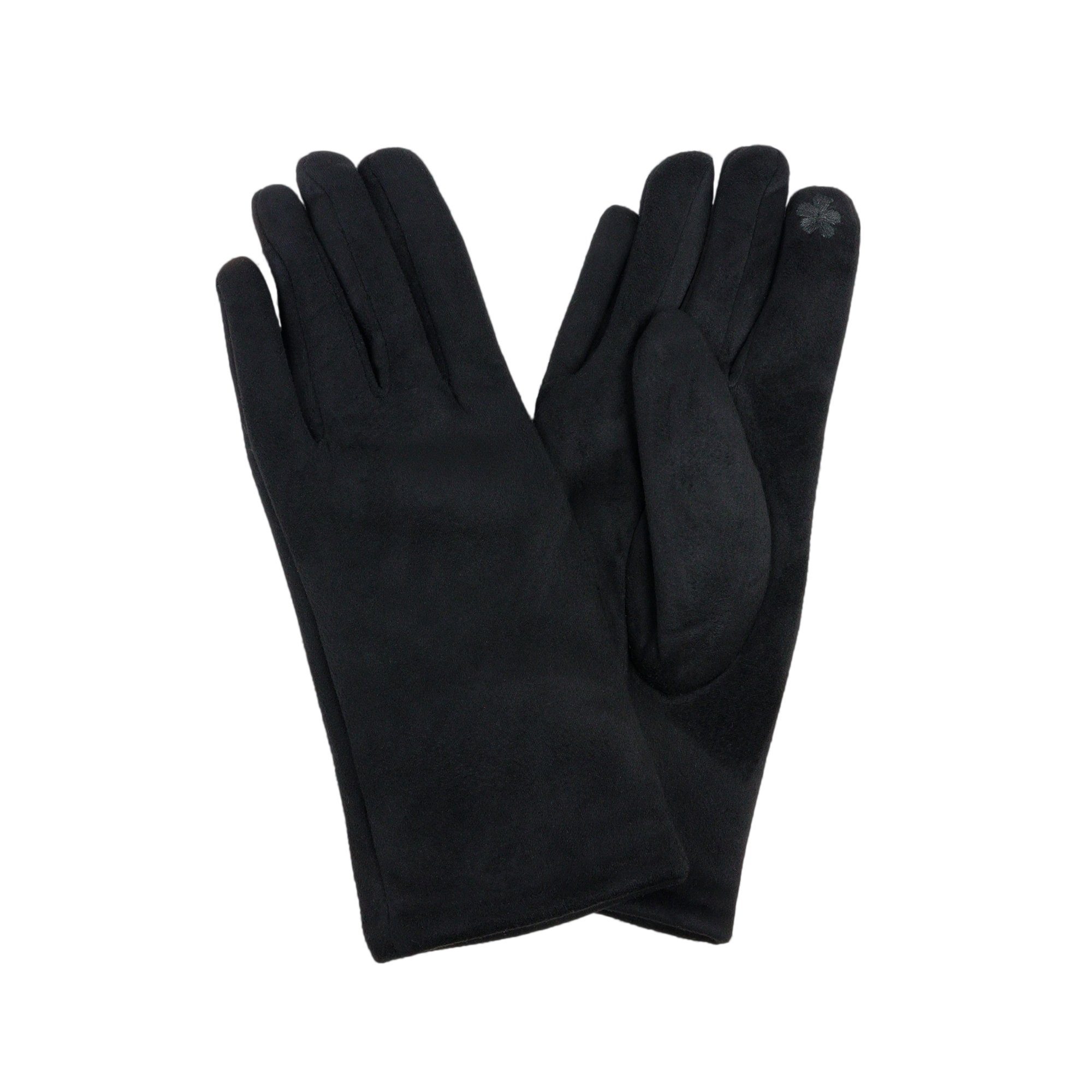 ZEBRO Handschuh schwarz Fleecehandschuhe