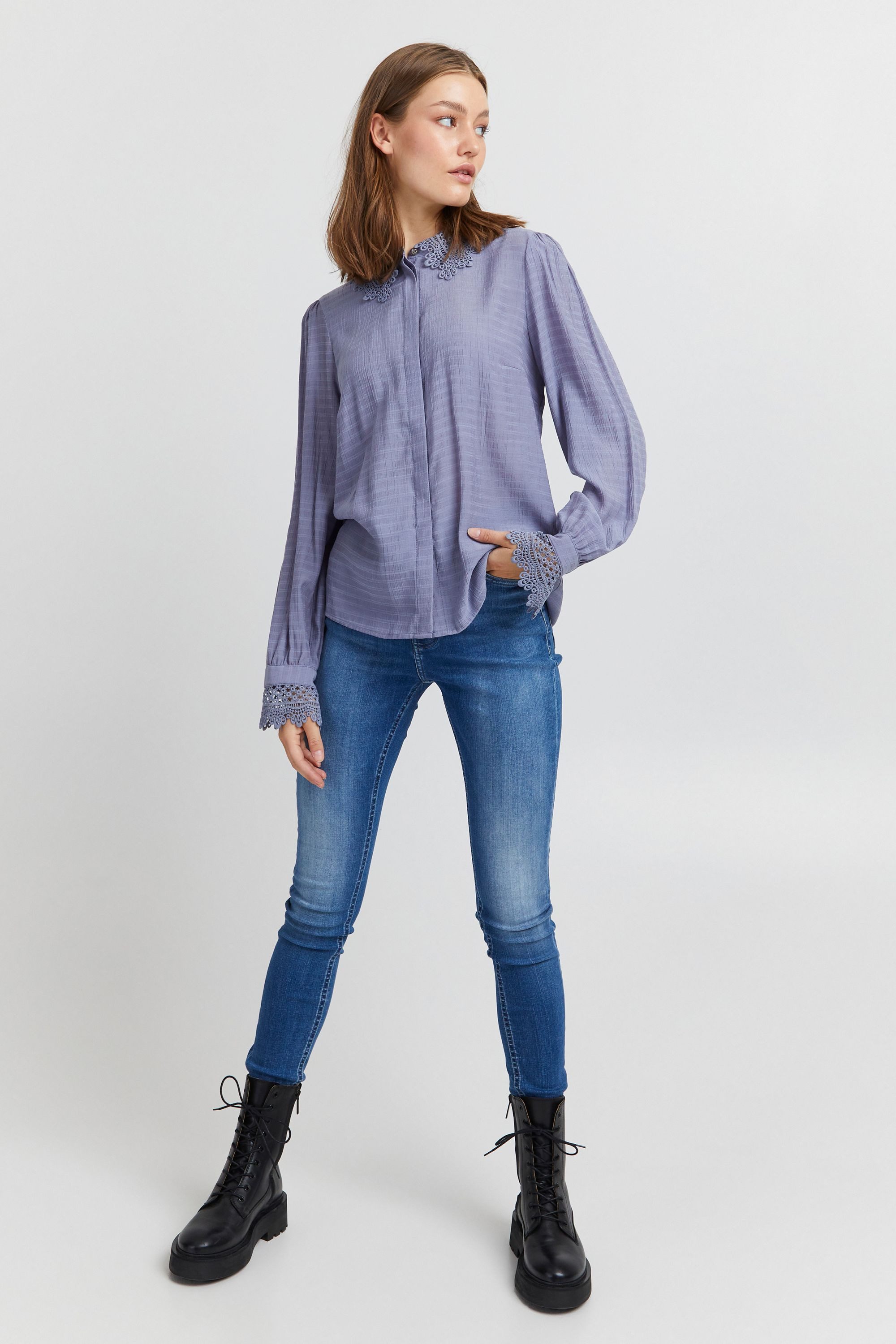 Pulz Jeans Langarmbluse PZCANNY Shirt 50206839 günstig online kaufen